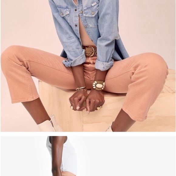 Mother The Tripper Toasted Nut Ankle Jeans Button Fly size 24 - Picture 11 of 12